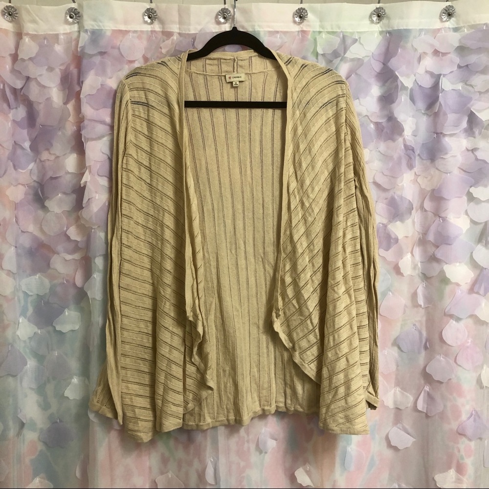 Cremieux Large Tan Sweater